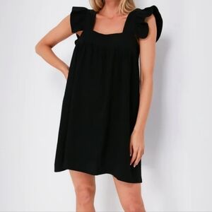 NEW TUCKERNUCK POMANDER PLACE WOMEN BLACK DRESS SIZE L NWOT